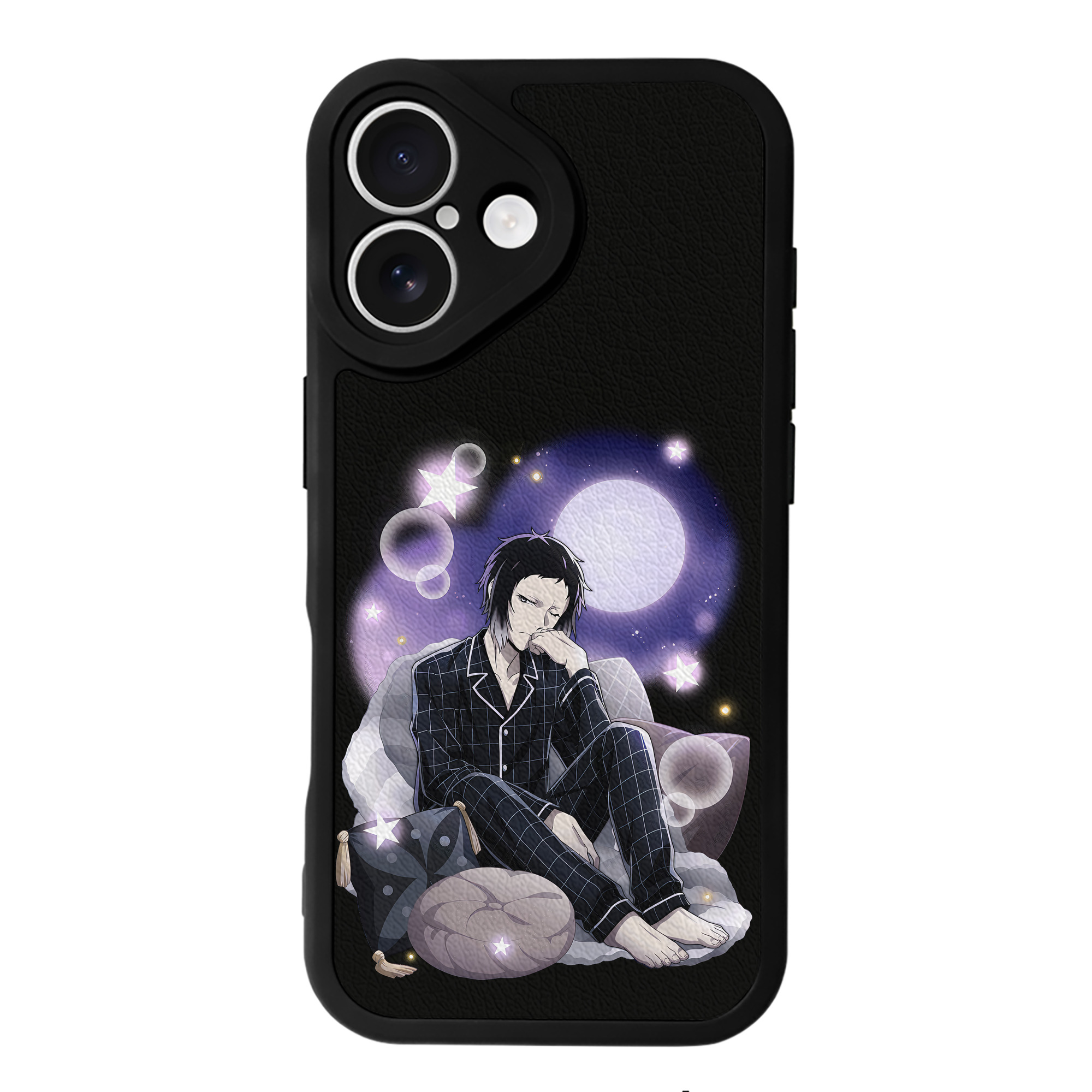（画像用） 文豪ストレイドッグス Bungo Stray Dogs 【iPhone 16シリーズ対応】シリコンスマホケース（レザー調） 材質：シリコン